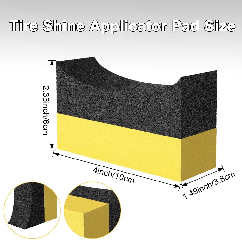 Tire Shine Applicator Pads, Tire Dressing Applicator Sponges